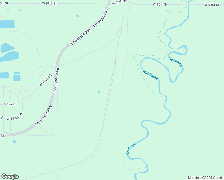 map of restaurants, bars, coffee shops, grocery stores, and more near Soon Creek Road in Olathe