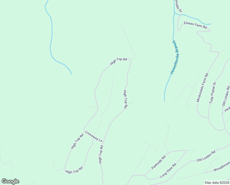 map of restaurants, bars, coffee shops, grocery stores, and more near 1085 High Top Road in Linden