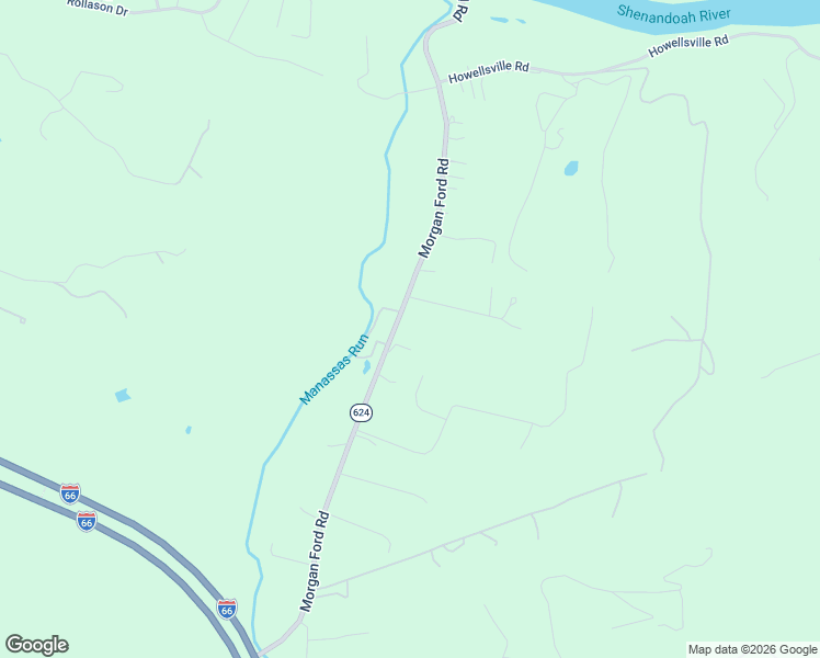 map of restaurants, bars, coffee shops, grocery stores, and more near 696 State Route 624 in Front Royal