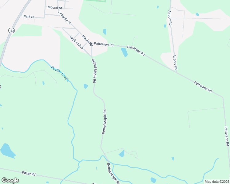 map of restaurants, bars, coffee shops, grocery stores, and more near 2506 Bethel Maple Road in Bethel