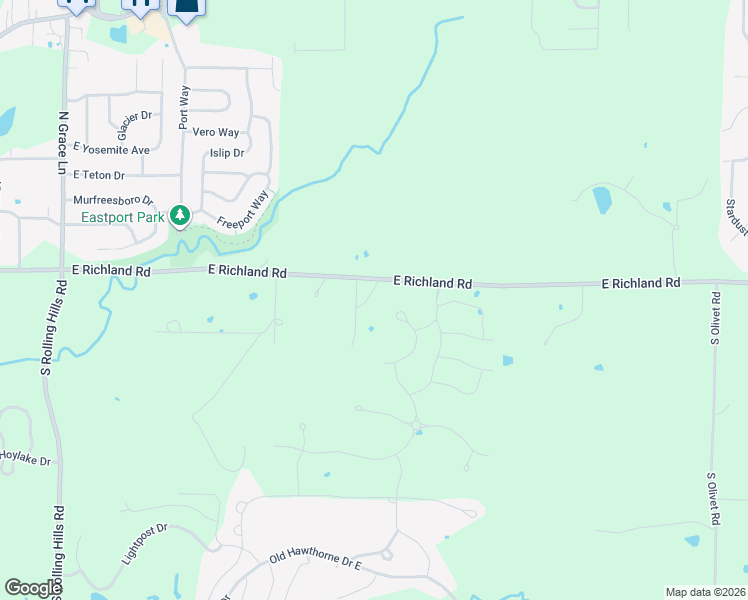 map of restaurants, bars, coffee shops, grocery stores, and more near 6250 East Richland Road in Columbia