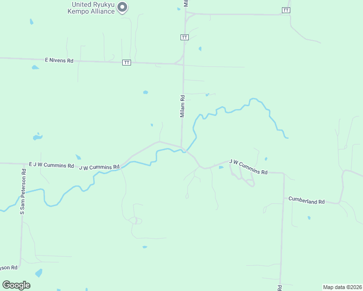 map of restaurants, bars, coffee shops, grocery stores, and more near 2324 Milam Road in Oak Grove