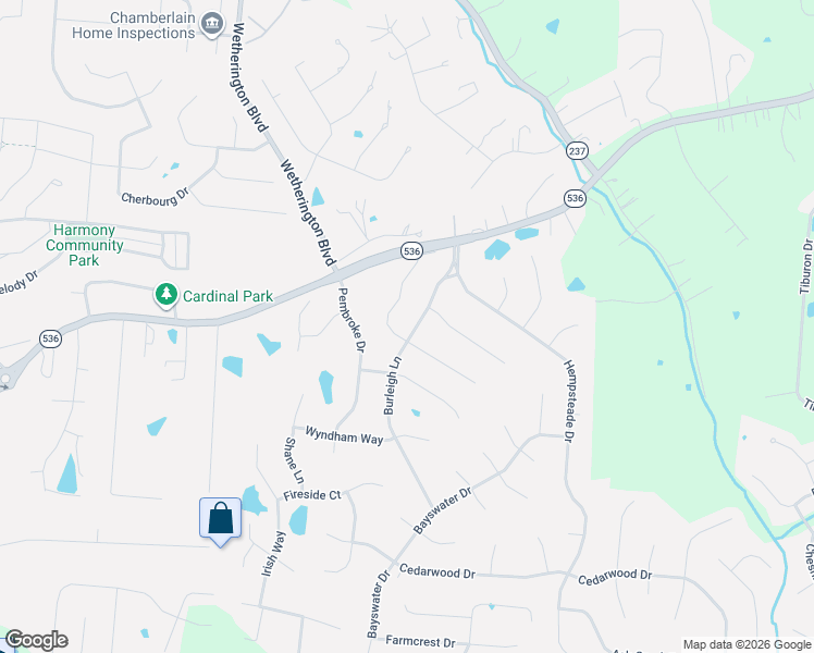 map of restaurants, bars, coffee shops, grocery stores, and more near 9858 Burleigh Lane in Union