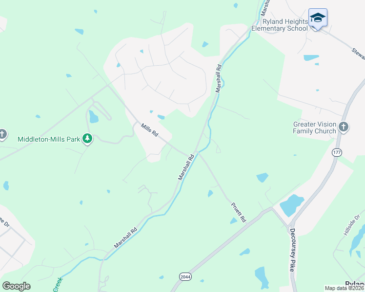 map of restaurants, bars, coffee shops, grocery stores, and more near 3679 Mills Road in Covington