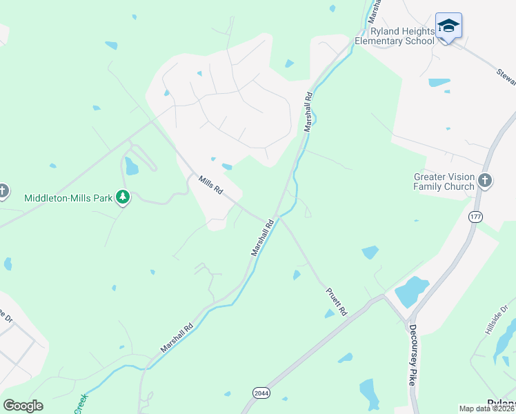 map of restaurants, bars, coffee shops, grocery stores, and more near 3679 Mills Road in Covington