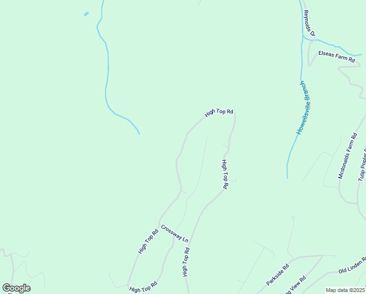 map of restaurants, bars, coffee shops, grocery stores, and more near 1400 High Top Road in Linden