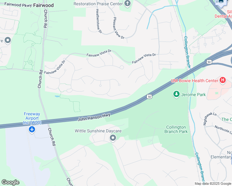 map of restaurants, bars, coffee shops, grocery stores, and more near 14112 Alfalfa Field Court in Bowie
