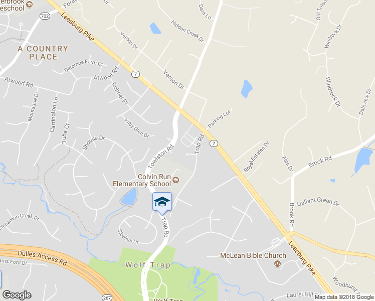 map of restaurants, bars, coffee shops, grocery stores, and more near 9202 Windsor Meadows Lane in Vienna