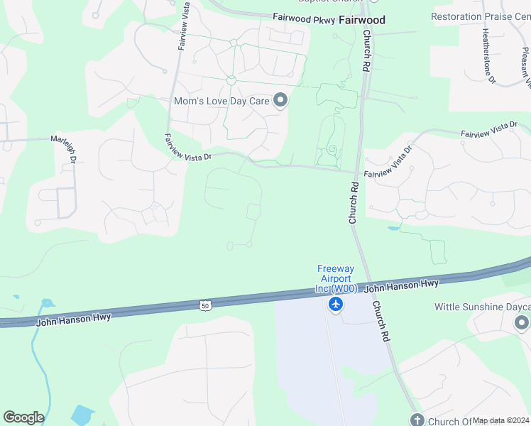 map of restaurants, bars, coffee shops, grocery stores, and more near 4305 Hatties Progress Drive in Bowie