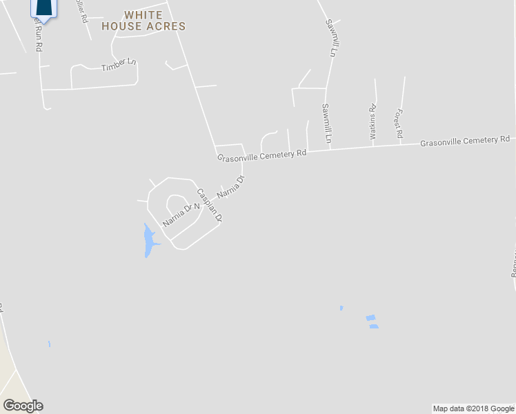 map of restaurants, bars, coffee shops, grocery stores, and more near 115 Narnia Drive in Grasonville