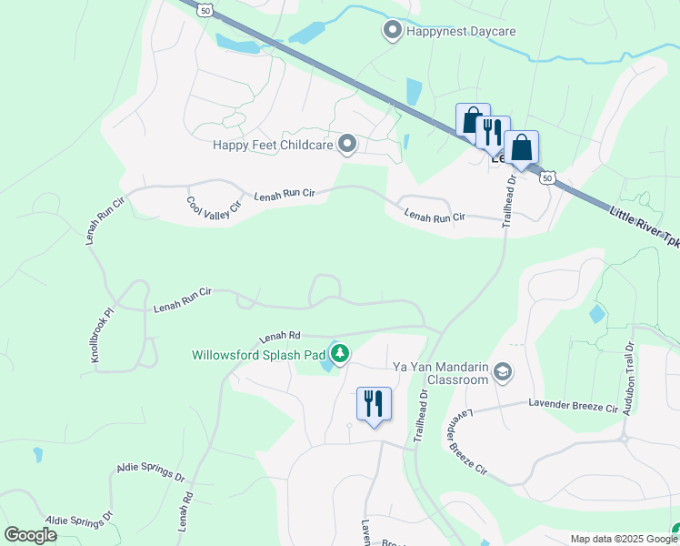 map of restaurants, bars, coffee shops, grocery stores, and more near 24188 Spring Meadow Circle in Aldie