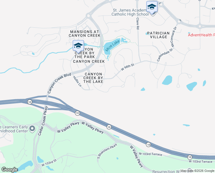 map of restaurants, bars, coffee shops, grocery stores, and more near 9825 Redbird Street in Lenexa