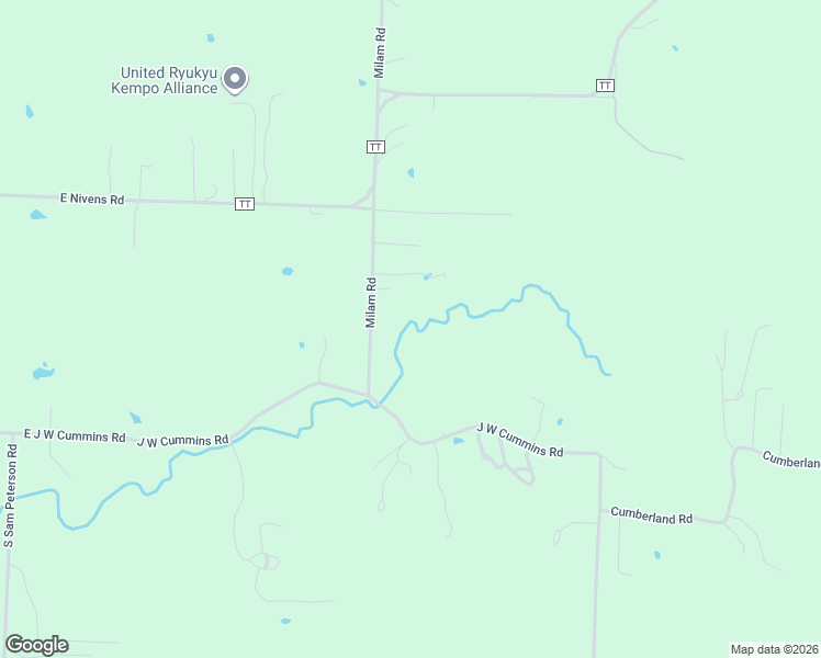 map of restaurants, bars, coffee shops, grocery stores, and more near 2324 Milam Road in Oak Grove