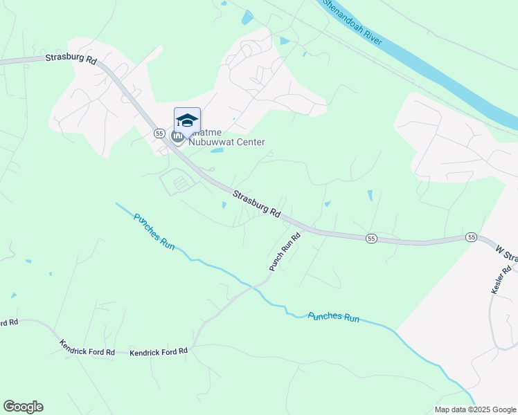 map of restaurants, bars, coffee shops, grocery stores, and more near 1261 Strasburg Road in Front Royal