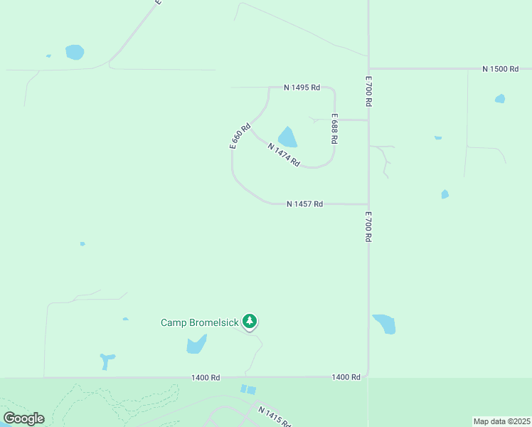 map of restaurants, bars, coffee shops, grocery stores, and more near 667 North 1457 Road in Lawrence