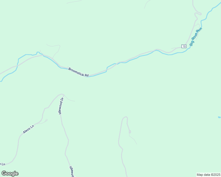 map of restaurants, bars, coffee shops, grocery stores, and more near Broomstick Road in Big Bend