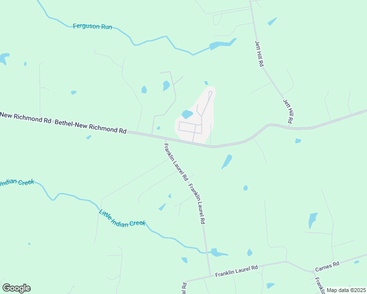 map of restaurants, bars, coffee shops, grocery stores, and more near 1555 Bethel-New Richmond Road in New Richmond