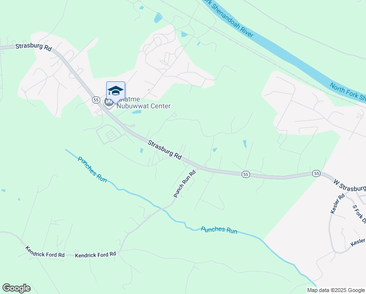map of restaurants, bars, coffee shops, grocery stores, and more near 1188 Strasburg Road in Front Royal