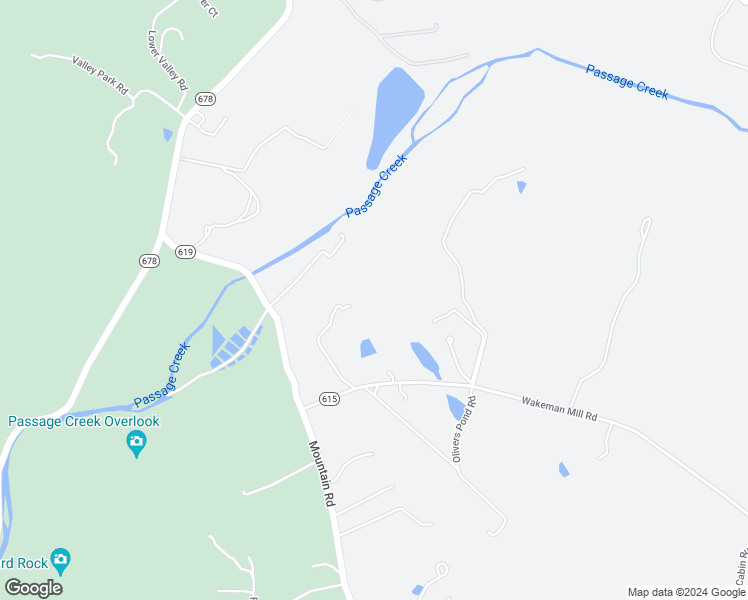 map of restaurants, bars, coffee shops, grocery stores, and more near 133 Wakeman Mill Road in Front Royal