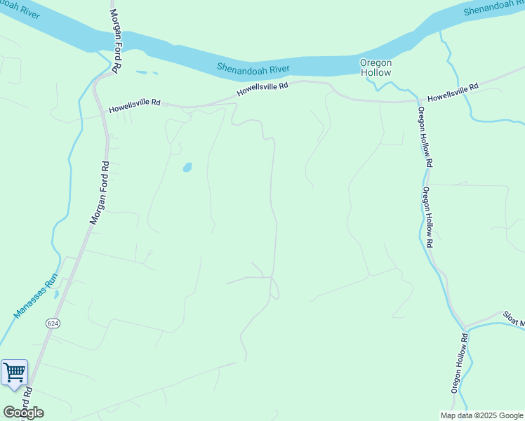 map of restaurants, bars, coffee shops, grocery stores, and more near 635 Wildcat Drive in Front Royal