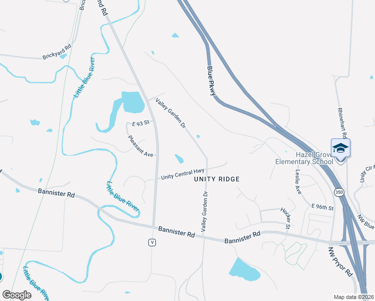 map of restaurants, bars, coffee shops, grocery stores, and more near 9310 Valley Garden Drive in Kansas City