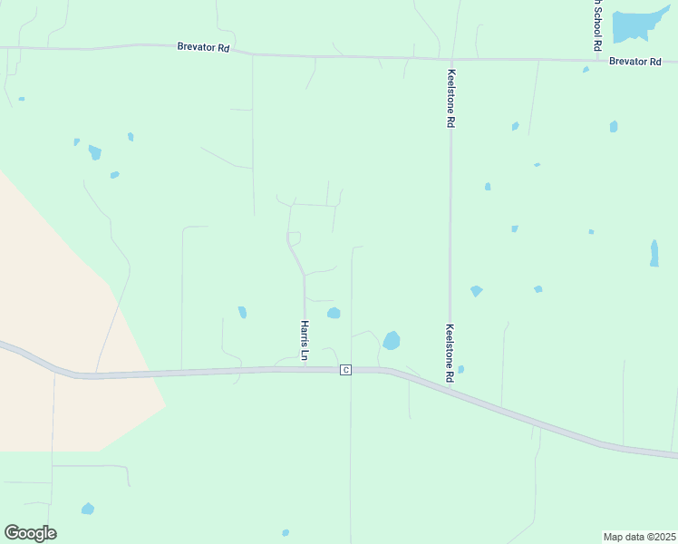 map of restaurants, bars, coffee shops, grocery stores, and more near 50 Harris Lane in Moscow Mills