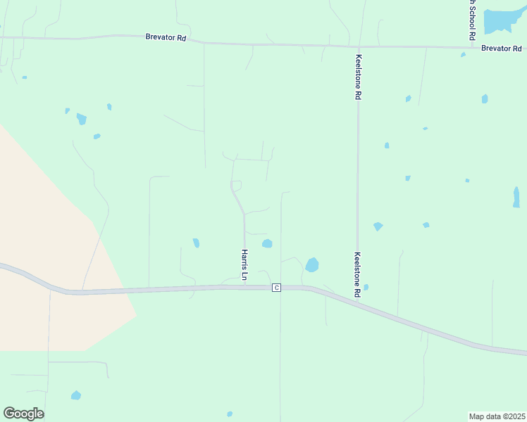 map of restaurants, bars, coffee shops, grocery stores, and more near 50 Harris Lane in Moscow Mills