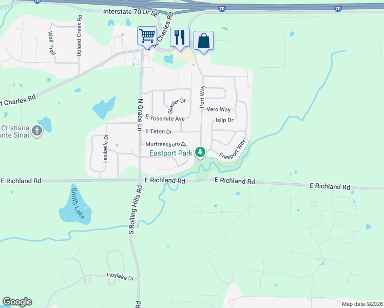 map of restaurants, bars, coffee shops, grocery stores, and more near 5624 Younger Drive in Columbia