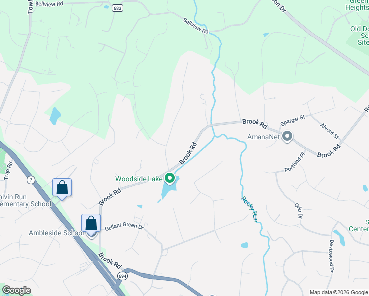 map of restaurants, bars, coffee shops, grocery stores, and more near 8738 Brook Road in McLean