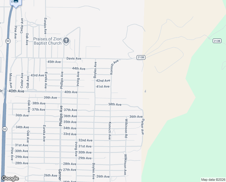 map of restaurants, bars, coffee shops, grocery stores, and more near 16241 40th Avenue in Clearlake