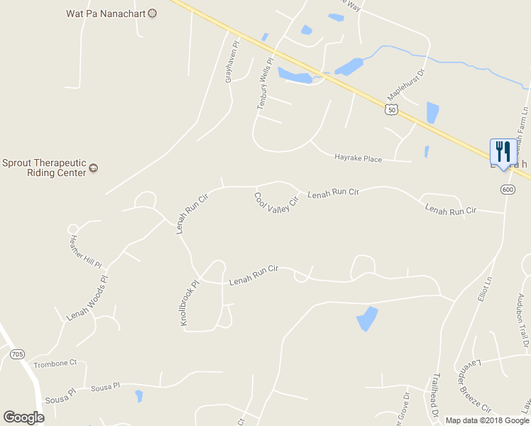 map of restaurants, bars, coffee shops, grocery stores, and more near 40703 Cool Valley Circle in Aldie