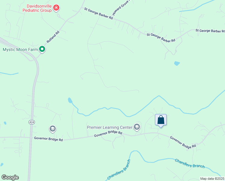 map of restaurants, bars, coffee shops, grocery stores, and more near 2772 Swann Way in Davidsonville