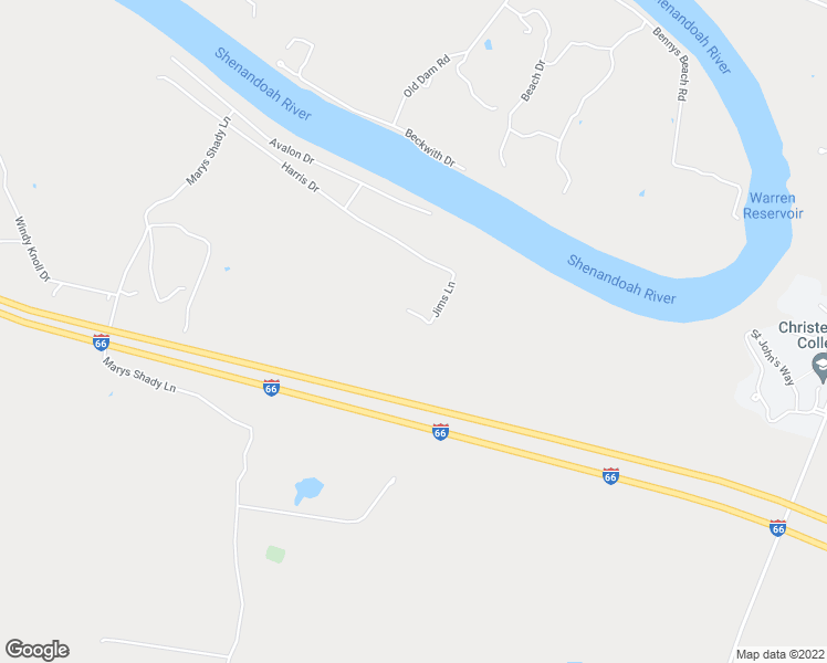 map of restaurants, bars, coffee shops, grocery stores, and more near 139 Jims Lane in Front Royal