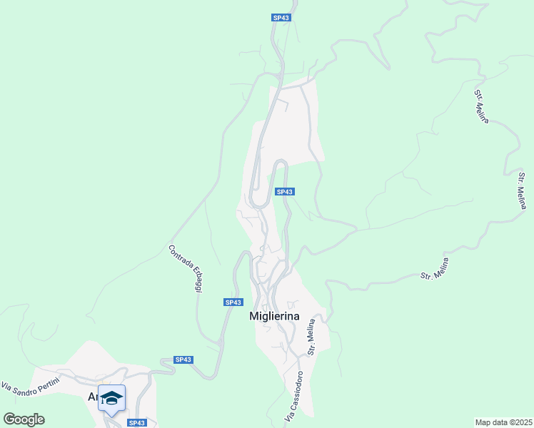 map of restaurants, bars, coffee shops, grocery stores, and more near 80 Via Dante Alighieri in Miglierina