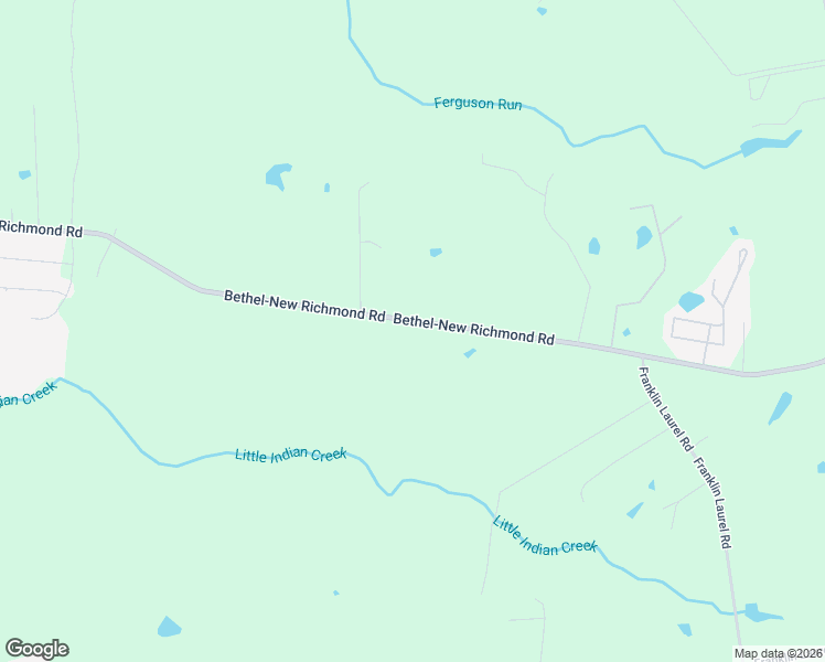 map of restaurants, bars, coffee shops, grocery stores, and more near 1452 Bethel-New Richmond Road in New Richmond