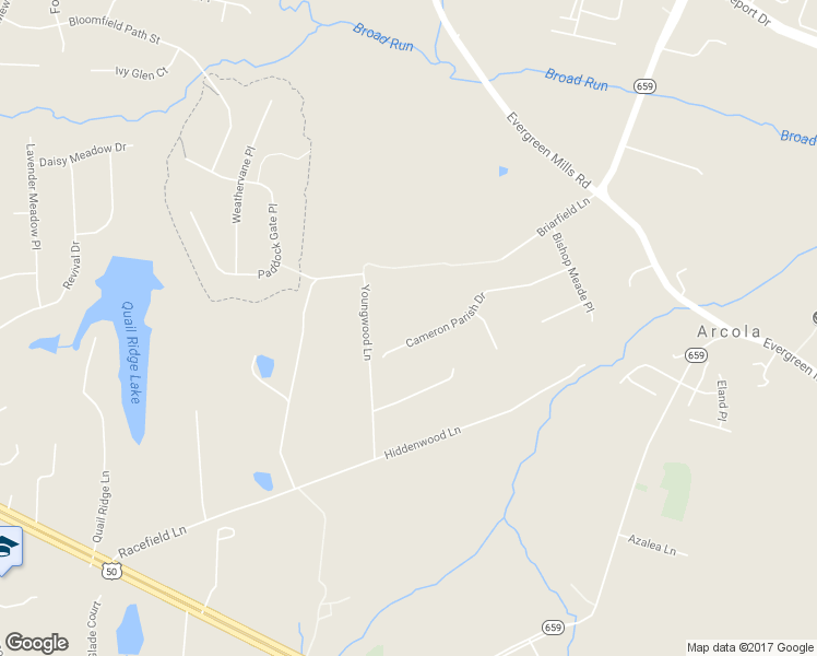 map of restaurants, bars, coffee shops, grocery stores, and more near 42158 Cameron Parish Drive in Ashburn