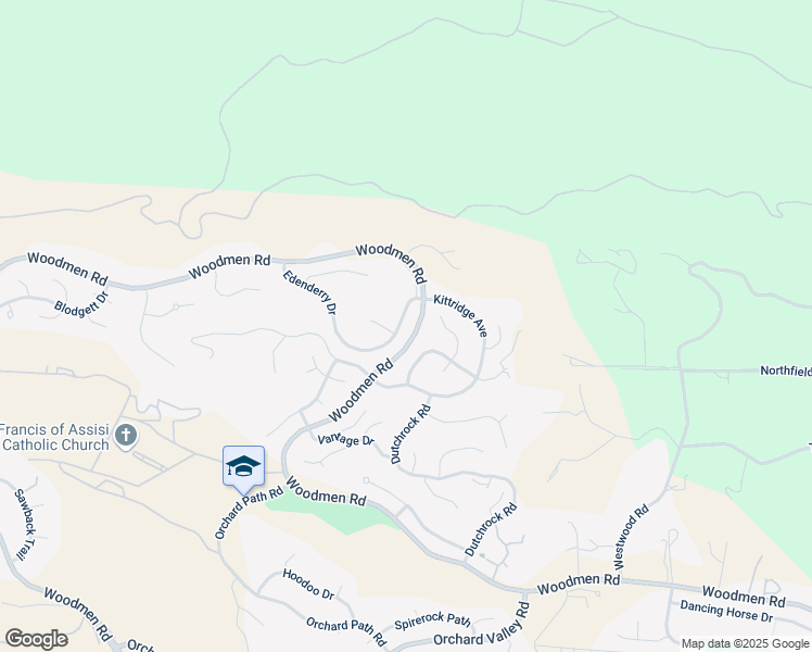map of restaurants, bars, coffee shops, grocery stores, and more near 2465 Edenderry Drive in Colorado Springs