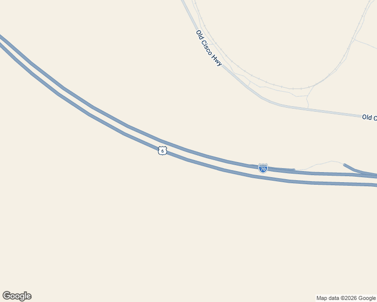 map of restaurants, bars, coffee shops, grocery stores, and more near Interstate 70 in Thompson Springs