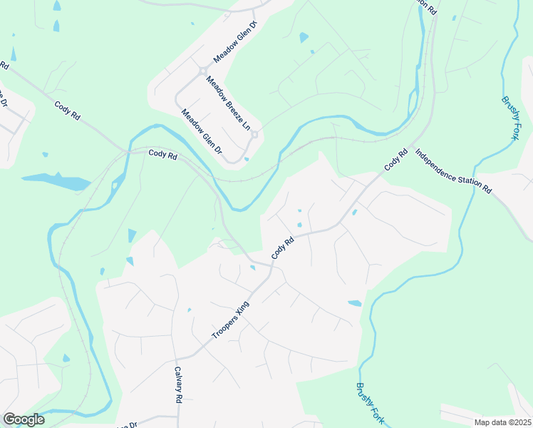 map of restaurants, bars, coffee shops, grocery stores, and more near 1268 Woodford Court in Independence