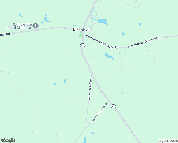 map of restaurants, bars, coffee shops, grocery stores, and more near 2344 Laycock Cutoff Road in New Richmond