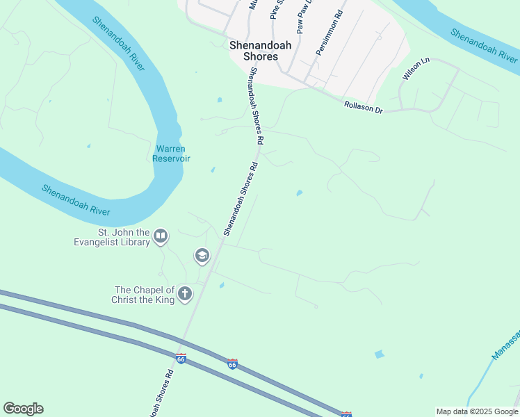 map of restaurants, bars, coffee shops, grocery stores, and more near 170 Berbusse Lane in Front Royal