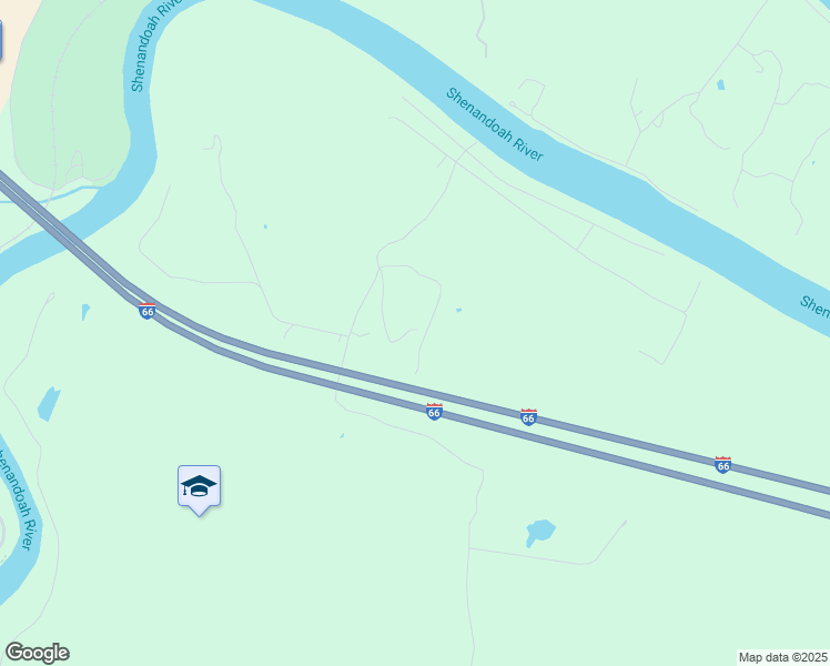 map of restaurants, bars, coffee shops, grocery stores, and more near 2162 Marys Shady Lane in Front Royal