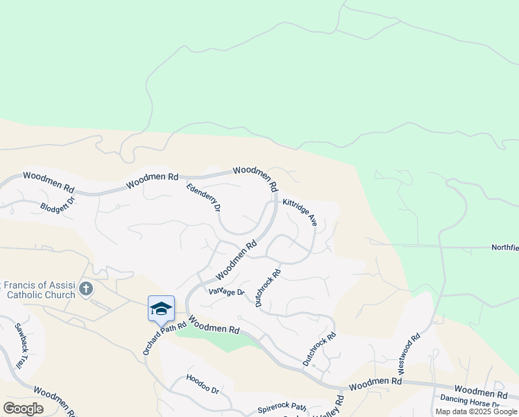 map of restaurants, bars, coffee shops, grocery stores, and more near 2465 Edenderry Drive in Colorado Springs