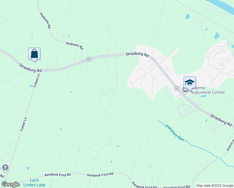 map of restaurants, bars, coffee shops, grocery stores, and more near 279 Poe Drive in Front Royal