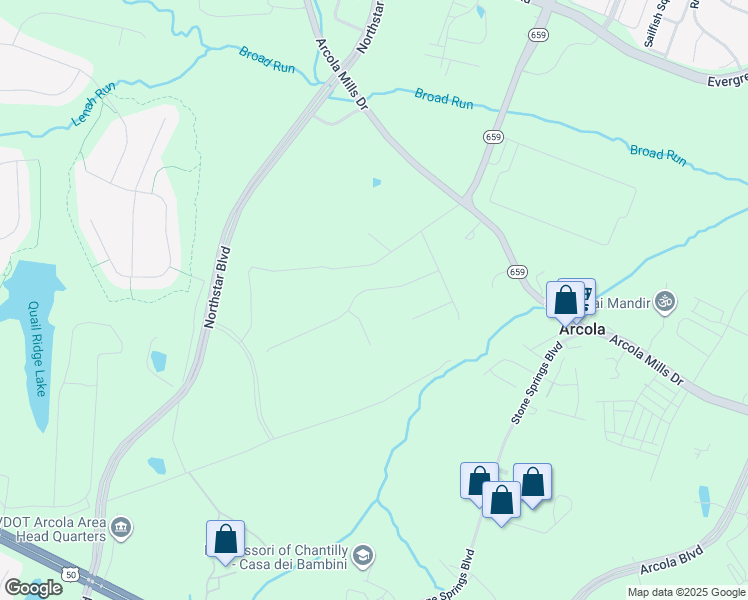 map of restaurants, bars, coffee shops, grocery stores, and more near 42219 Cameron Parish Drive in Ashburn
