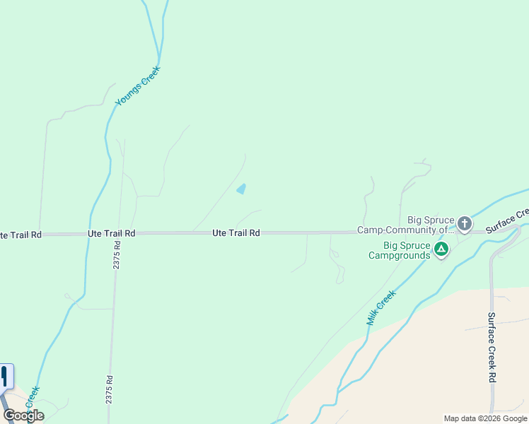 map of restaurants, bars, coffee shops, grocery stores, and more near 24119 Ute Trail Road in Cedaredge