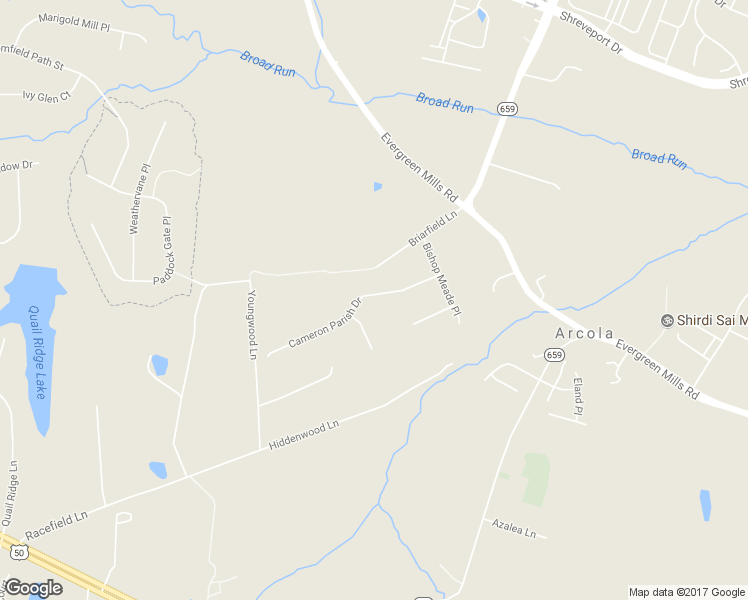 map of restaurants, bars, coffee shops, grocery stores, and more near 42219 Cameron Parish Drive in Ashburn