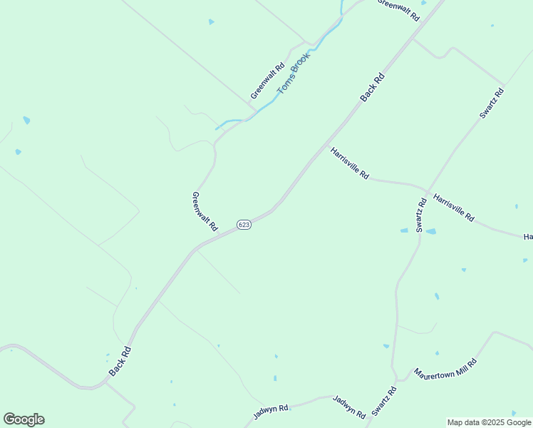 map of restaurants, bars, coffee shops, grocery stores, and more near 9715 Back Road in Maurertown