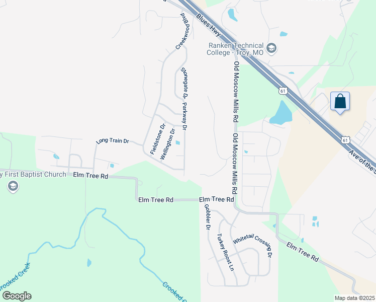 map of restaurants, bars, coffee shops, grocery stores, and more near 324 Parkway Drive in Troy