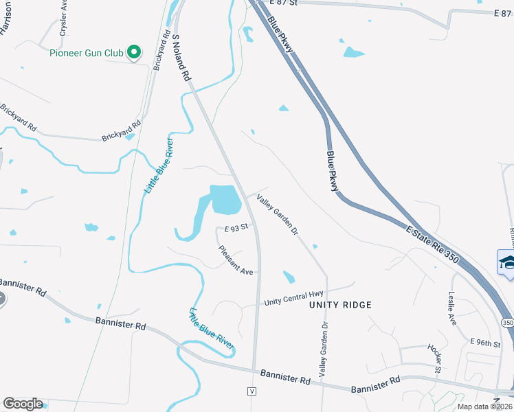 map of restaurants, bars, coffee shops, grocery stores, and more near 9200 Valley Garden Drive in Kansas City